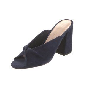 Loeffer Randall Navy Suede Slides